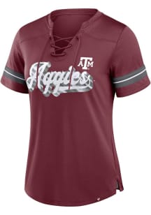 Texas A&amp;M Aggies Womens Athena Design Fashion Football Jersey - Maroon