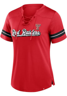 Texas Tech Red Raiders Womens Athena Fashion Football Jersey - Red