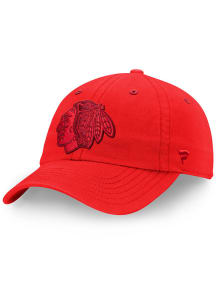 Chicago Blackhawks Color Hue Fundamental Adjustable Hat - Red