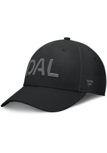 Dallas Stars Mens Black 2024 Authentic Pro Road Tonal Code Stretch Flex Hat