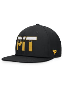Pittsburgh Penguins Black 2024 Authentic Pro Rink City Code OTC Mens Snapback Hat