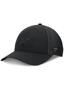 Dallas Stars Black 2024 Authentic Pro Road Tonal W Trucker Womens Adjustable Hat
