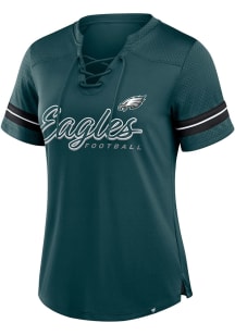 Philadelphia Eagles Womens Play Script Fashion Football Jersey - Midnight Green