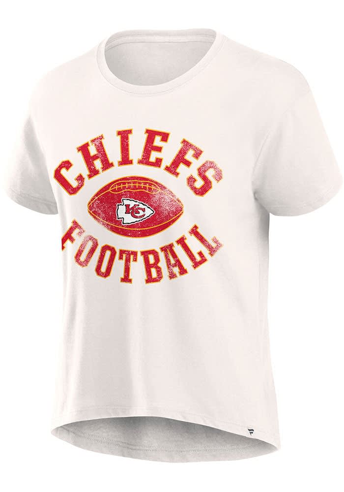 Kansas City Chiefs Womens White Football Home T-Shirt