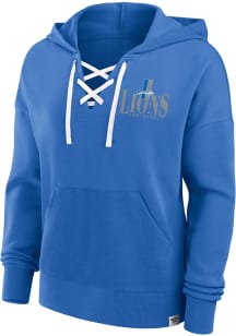 Detroit Lions Womens Blue Blitz Hooded Sweatshirt