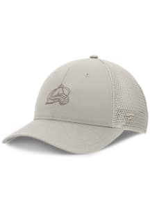 Colorado Avalanche Ivory 2024 Authentic Pro Road Tonal W Trucker Womens Adjustable Hat