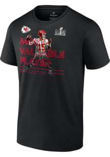 Kansas City Chiefs Black Super Bowl LVIII Champion MVP Short Sleeve Player T Shirt