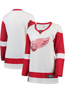 Detroit Red Wings Womens Blank Breakaway Hockey Jersey - White