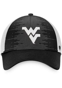 West Virginia Mountaineers Black JR 2T Meshback Youth Snapback Hat