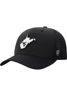 West Virginia Mountaineers Nexas Adjustable Hat - Black