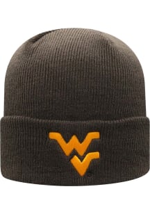 West Virginia Mountaineers Charcoal Cuff Knit Mens Knit Hat