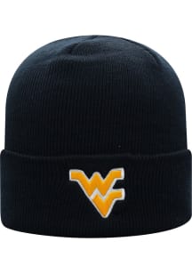 West Virginia Mountaineers Navy Blue Cuff Knit Mens Knit Hat