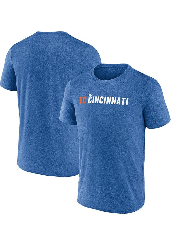 FC Cincinnati Blue Wordmark Short Sleeve T Shirt