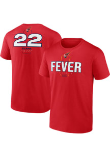 Caitlin Clark Indiana Fever Red Behind the Back Short Sleeve Player T Shirt