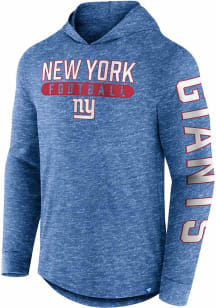 New York Giants Mens Blue Twisted Slub Fashion Hood