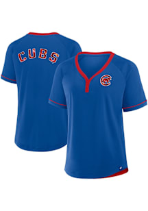Chicago Cubs Womens League Fashion Baseball Jersey - Blue