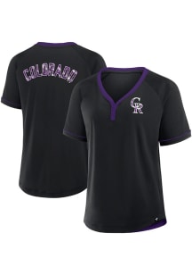 Colorado Rockies Womens League Fashion Baseball Jersey - Black