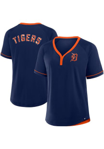 Detroit Tigers Womens League Fashion Baseball Jersey - Navy Blue