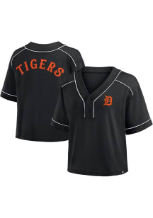 Detroit Tigers Womens Baby Fashion Baseball Jersey - Black