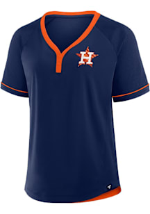 Houston Astros Womens League Fashion Baseball Jersey - Navy Blue