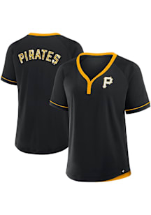 Pittsburgh Pirates Womens League Fashion Baseball Jersey - Black
