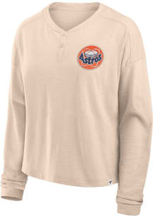 Houston Astros Womens Ivory Hometown LS Tee