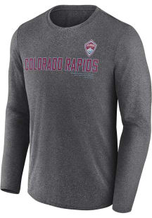 Colorado Rapids Charcoal Goal Line Long Sleeve T-Shirt