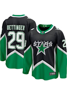 Jake Oettinger Dallas Stars Mens Black Alt Breakaway Hockey Jersey