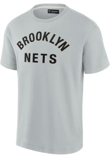 Brooklyn Nets Grey Signature Short Sleeve T Shirt