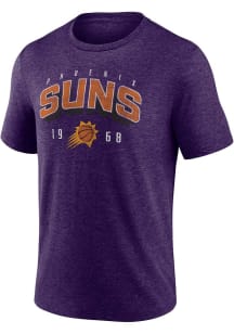 Phoenix Suns Purple Triblend Short Sleeve Fashion T Shirt