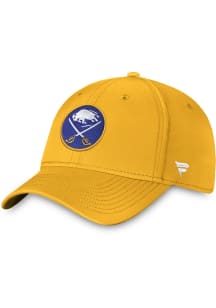 Buffalo Sabres Mens Gold Core Structured Stretch Flex Hat