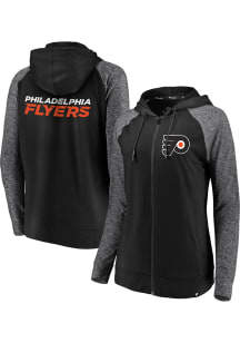 Philadelphia Flyers Womens Black M2M Long Sleeve Full Zip Jacket