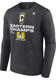 Columbus Crew Charcoal 2023 Conference Champs Extra Dribble Long Sleeve T Shirt