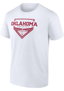 Oklahoma Sooners White Softball Short Sleeve T Shirt