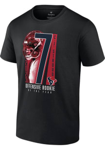 CJ Stroud Houston Texans Black 2023 OROY Short Sleeve Player T Shirt