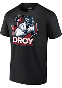 Will Anderson Jr Houston Texans Black 2023 DROY Short Sleeve Player T Shirt
