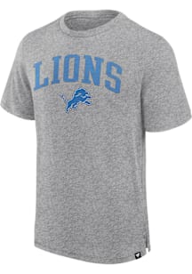 Detroit Lions Grey Elevated Short Sleeve Fashion T Shirt