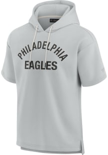 Philadelphia Eagles Grey Signature Short Sleeve Hoods