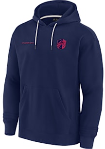 St Louis City SC Mens Navy Blue Signature Fleece Long Sleeve Hoodie