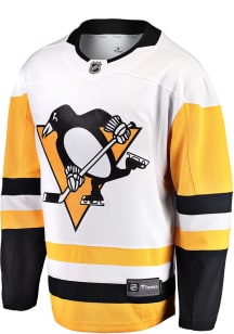 Pittsburgh Penguins Mens White Road Hockey Jersey