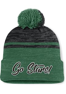 Dallas Stars Green Winger Cuff Pom Womens Knit Hat