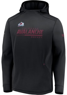 Colorado Avalanche Mens Black Pro Travel POH Long Sleeve Hoodie