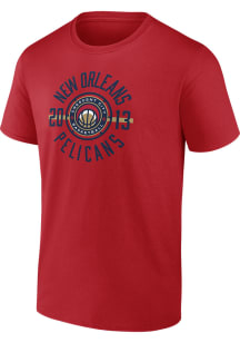 New Orleans Pelicans Red Trophy Collection Short Sleeve T Shirt