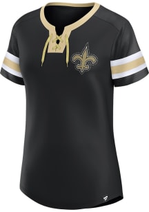 New Orleans Saints Womens Sunday Best Style Fashion Football Jersey - Black