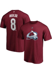Cale Makar Colorado Avalanche Red Home Short Sleeve Player T Shirt