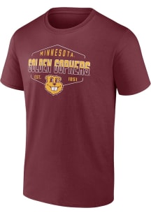 Minnesota Golden Gophers Name and Mascot Short Sleeve T Shirt - Maroon