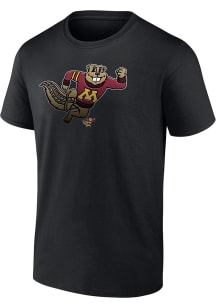 Minnesota Golden Gophers Mascot Short Sleeve T Shirt - Black