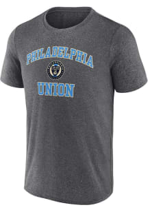 Philadelphia Union Grey Heart and Soul Short Sleeve T Shirt