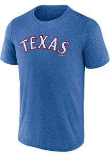 Texas Rangers Blue Fundamental Short Sleeve T Shirt