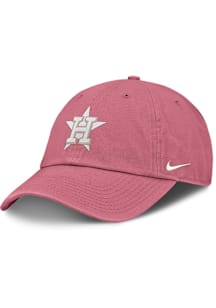 Nike Houston Astros Pink Unstructured Club Cap Womens Adjustable Hat